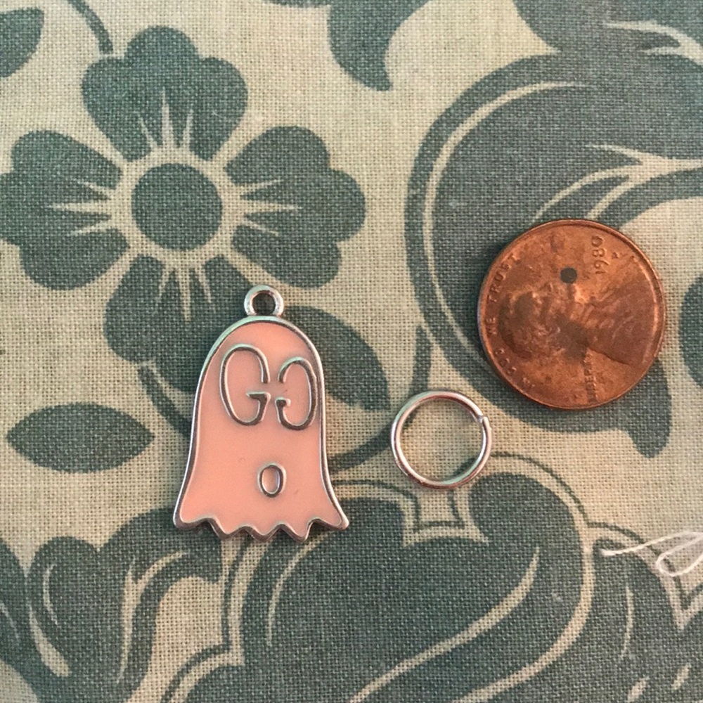 Gucci Ghost Pink Sterling Silver Pendant